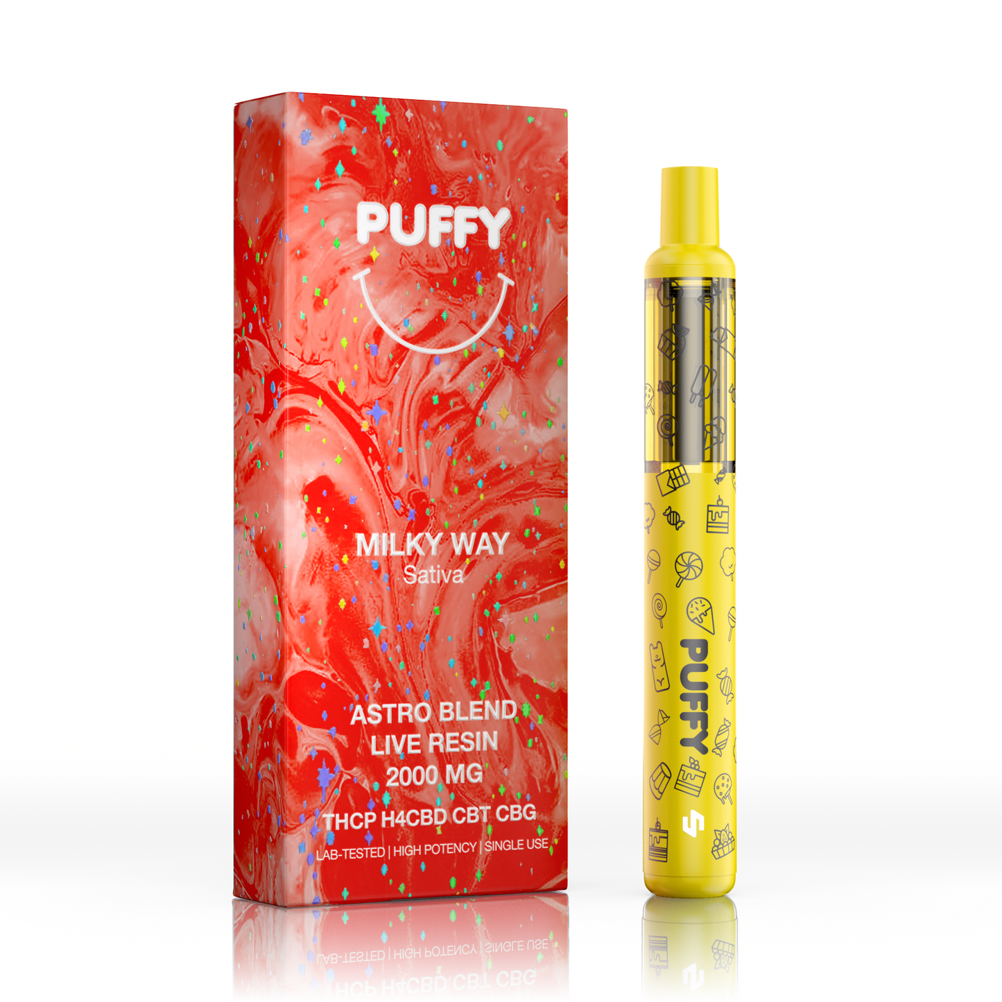 Puff THC-P 2000mg  - Milky Way đ