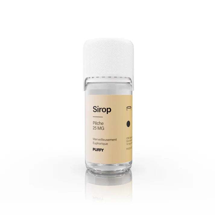 Sirop THC 25mg - Pêche 🍑